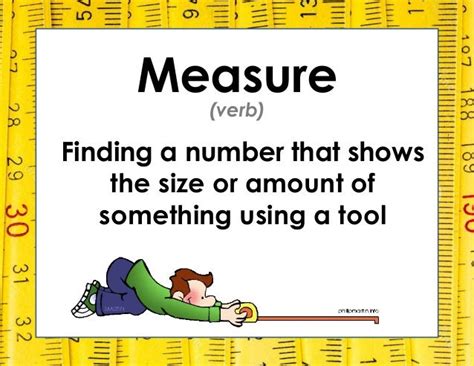 Measurement Unit Vocabulary Word Wall