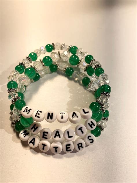 Mental Health Awareness Bracelet Etsy