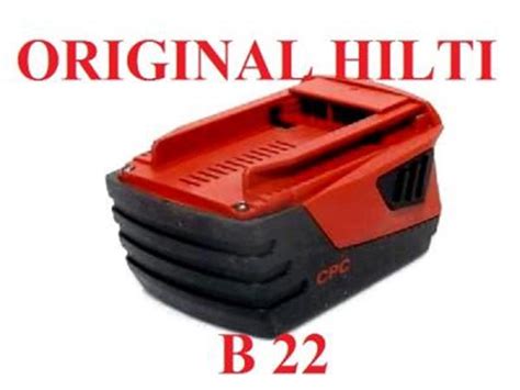 originál HILTI akumulátor B22 5 2 Ah Lithium 21 6 V baterie origin