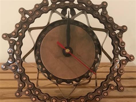 Bike Chain Clock Eco Friendly Etsy