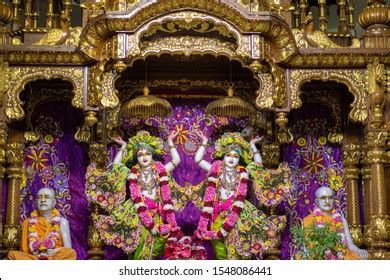 Sri Radha Parthasarathi Mandir Royalty Free Images Stock Photos