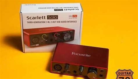 Focusrite Scarlett Solo 3rd Gen Festima Ru частные объявления