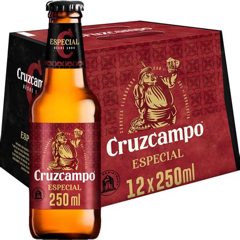 Cerveza Rubia Especial Pack 12 Botellas 25 Cl CRUZCAMPO