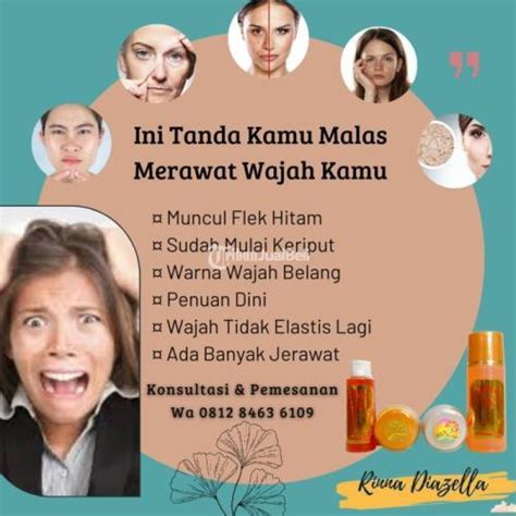 Paket Rinna Diazella Skin Care Hilangkan Jerawat Flek Hitam Di