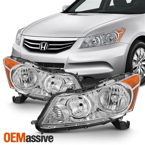 Headlight Assembly For 2008 2012 Honda Accord 4 Door Sedan Driver