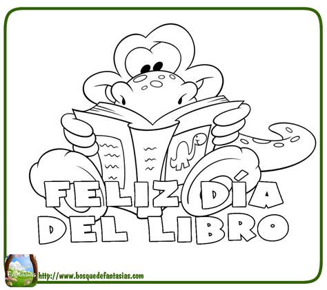 Dibujos Del DÍa Del Libro ® Imágenes Para Colorear Y Pintar