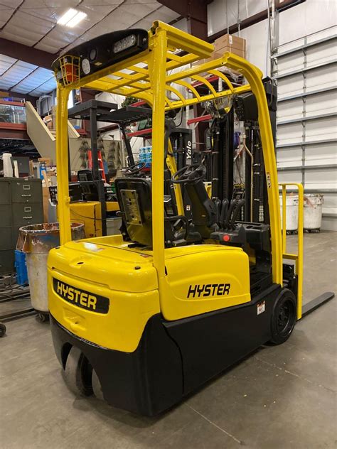 2017 Hyster Electric Forklift Model J35xnt 3500 Lb Capacity 187 Height Capacity Tilt Side S