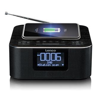 Radio R Veil Dab Fm Avec Fonction Bluetooth Et Chargeur Sans Fil