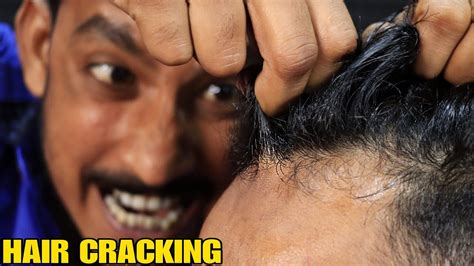 Unlimited Hair Cracking By Master Abhijit Head Massage And Ear Cleaning