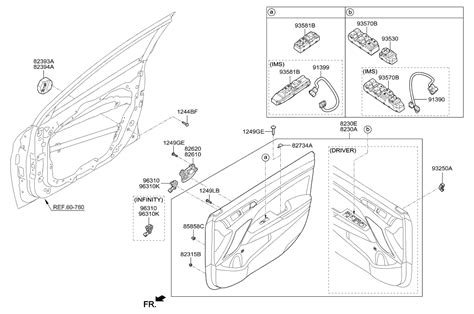 F Try Genuine Hyundai Panel Assembly Front Door Trim Rh