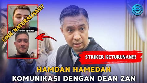 Hamdan Hamedan Video Call Bareng Dean Zandbergen Kode Bakal