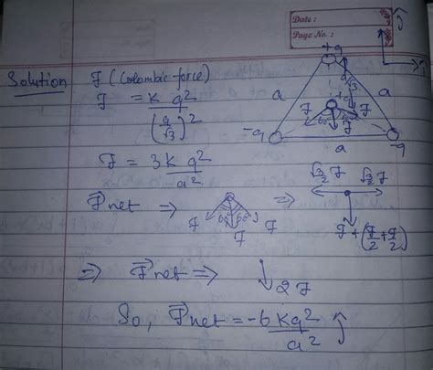 Three Charges Q Q And Q Are Placed The Corners Of An Equilateral