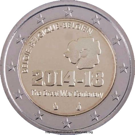 Belgio Cofanetto 2 Euro Commemorativo Proof 100 Anni Dallinizio