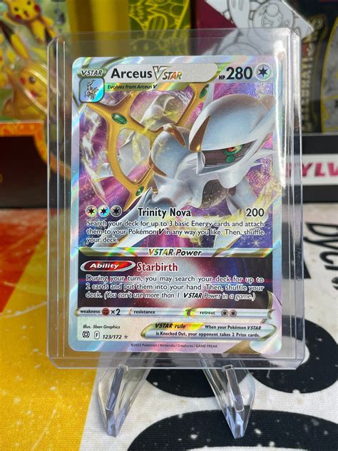 Arceus Vstar Brilliant Stars Nm Pokemon Card Trainerross