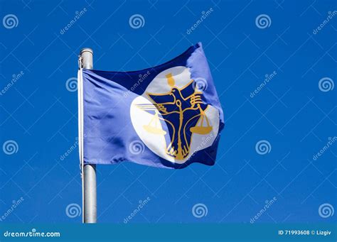 Principality Of Hutt River Flag Editorial Stock Photo Image Of Blue