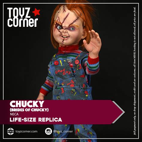 Jual NECA LIFE SIZE REPLICA BRIDES OF CHUCKY CHUCKY Toyz Corner