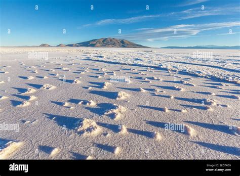 Landscape Of The Uyuni Salt Flats At Sunrise Bolivia Unusual Natural