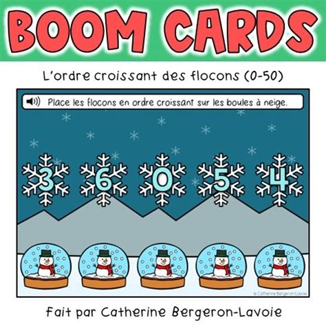 Boom Cards Jeux Math Matiques De No L