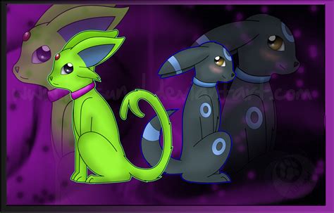 Umbreon And Espeon By Kitsunal On Deviantart