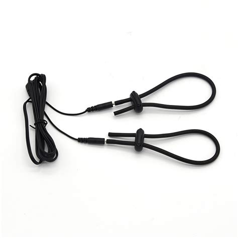 Conductive Loops Cock And Ball Electro Penis Ring Conductive Rubber Tubing Tens Sex Toys For Men