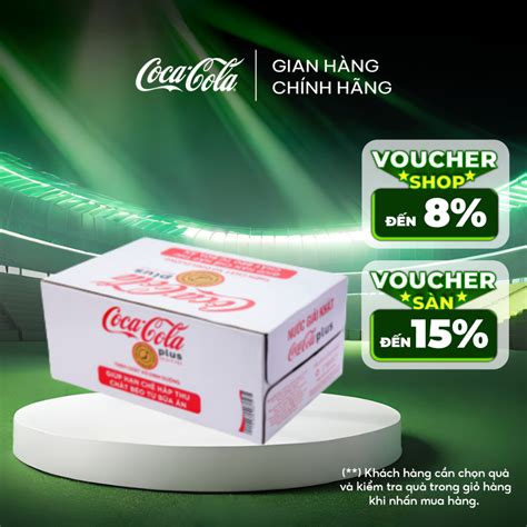 Thùng Lốc 24 Lon Nước Ngọt Giải Khát Có Ga Coca Cola Plus Foshu 320ml