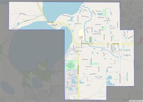 Map of Centerville city, Minnesota - Thong Thai Real