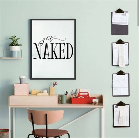 Jual Poster Kamar Mandi Get Naked Hiasan Dinding Wall Decor Di Lapak