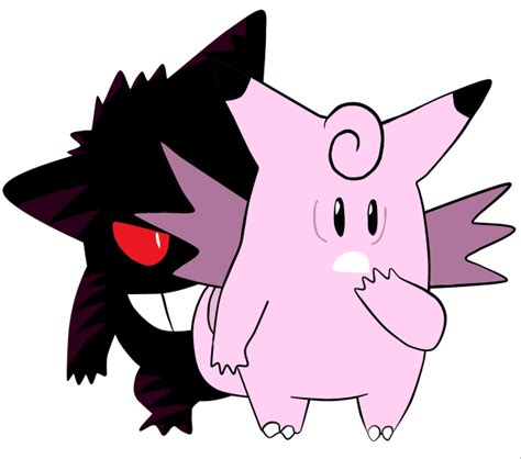 Clefable and Gengar by Renatoboy on DeviantArt