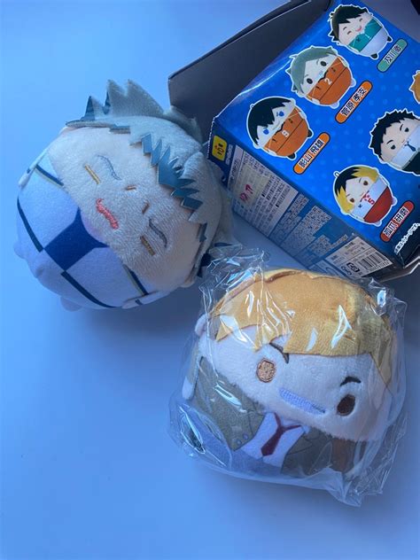 Official Haikyuu Bokuto Atsumu Small Fuwakororin SET Hobbies