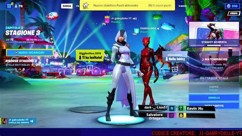 REGALO SKIN E CREW IN LIVE RICARICA DA 10 FORTNITE LIVE SERVER