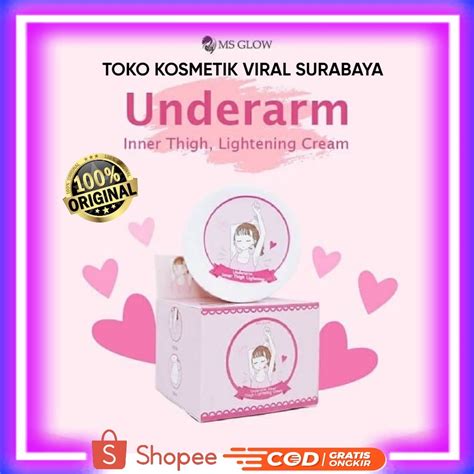 Jual Underarm Ms Glowcream Pemutih Ketiakunderarm Termurah Shopee