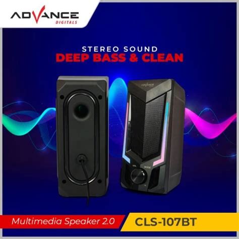 Gaming Speaker Advance Cls Bt Rgb Bluetooth Portable Advance Digitals