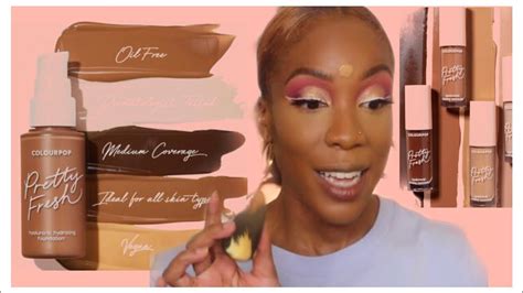 New Colourpop Pretty Fresh Foundation And Concealer Review Demo