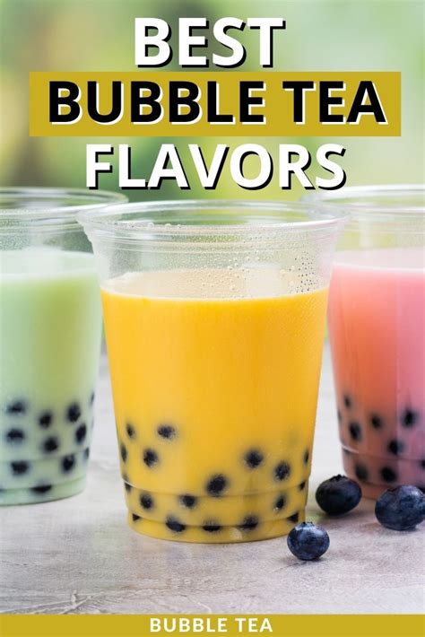 Best Bubble Tea Flavors Ranked Updated