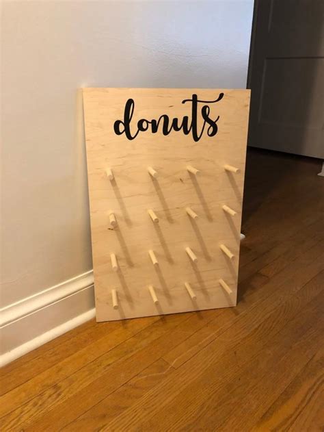 Wedding Donut Wall Donut Board For Wedding Rustic Donut Stand Donut