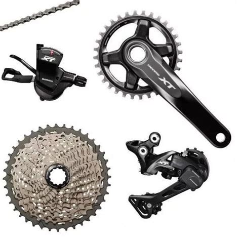 Groupe Vtt Shimano Xt M Vitesses Monoplateau Sans Freins