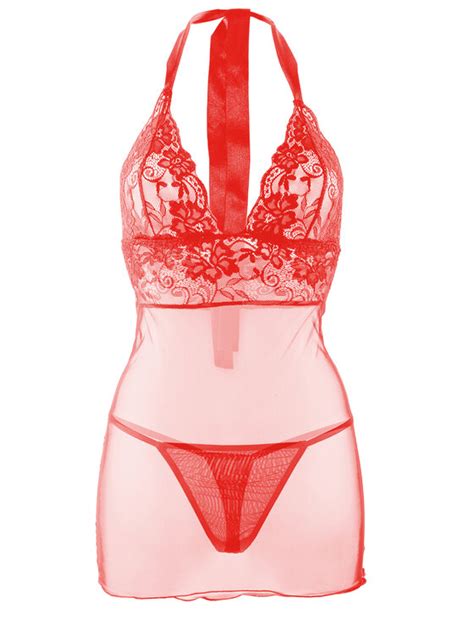 DKaren Lingerie Komplet Bielizny Vici Czerwony Slim Fit Modivo Pl