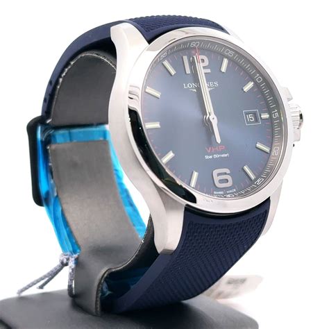 Longines Conquest Vhp Quartz Blue Dial 43mm Mens Watch L37264969 Ebay