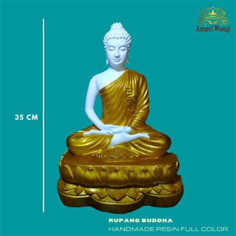 Jual FREE PACKING Patung Buddha Rupang Buddha Sakyamuni Bahan Fiber