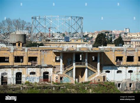 Rome Italy Area Under Reconstruction Of The Former Mercati