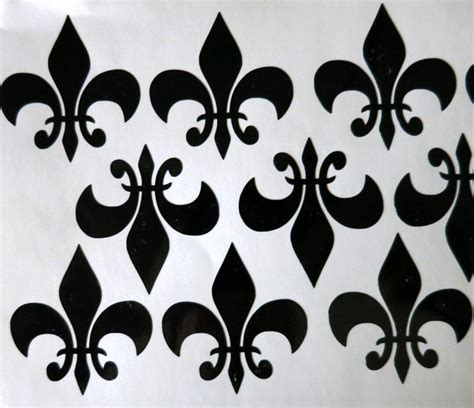 20 X Fleur De Lis Party Stickers Vinyl Stickers Diy Decals Etsy