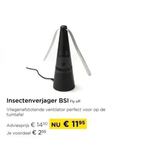 Insectenverjager Bsi Fly Off Promotie Bij Molecule