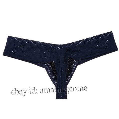 Men Mini Thong Boxer Stretchy Eyelets Pouch Cheeky Trunk Bikini Posing Underwear Ebay