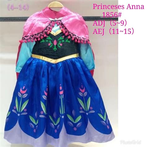 Jual Kostum Princess Anna Frozen Dress Frozen Anna Shopee Indonesia