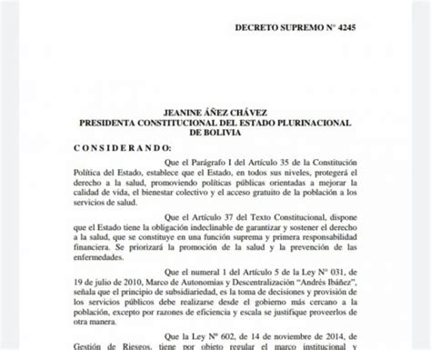 Lea El Decreto Que Flexibiliza La Cuarentena