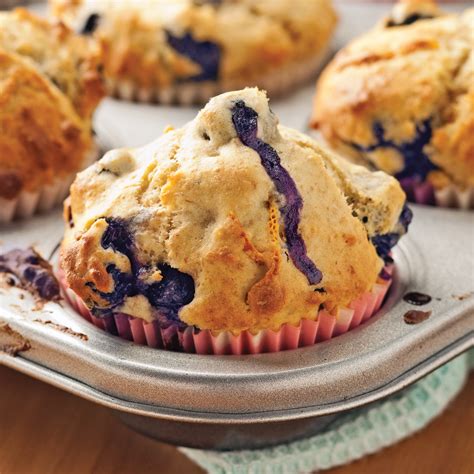 Muffins aux bleuets et à l orange Les recettes de Caty