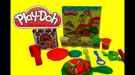 Play Doh Pizza Party Play Set Make A Play Doh Pizza Youtube