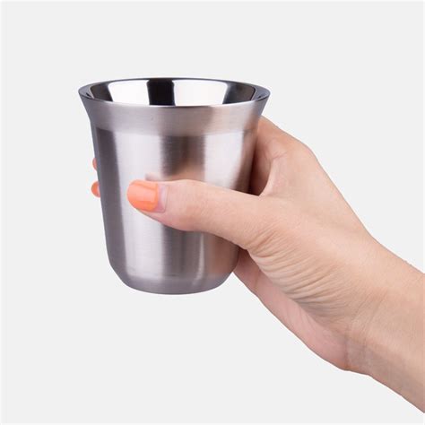 Nespresso Cups Pixie Espresso Dubbele Roestvri Grandado