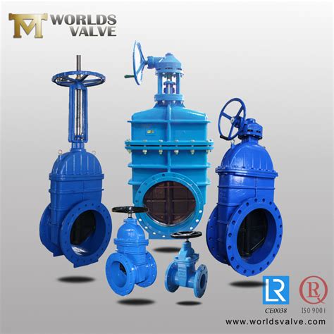 Bs Awwa C C Din F F Rubber Wedge Gate Valves From China