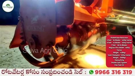 Feet Mild Steel Rotoking Agricultural Rotavator For Agriculture